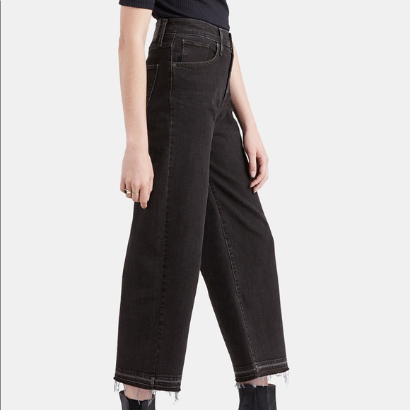 levi's mile high wide leg crop